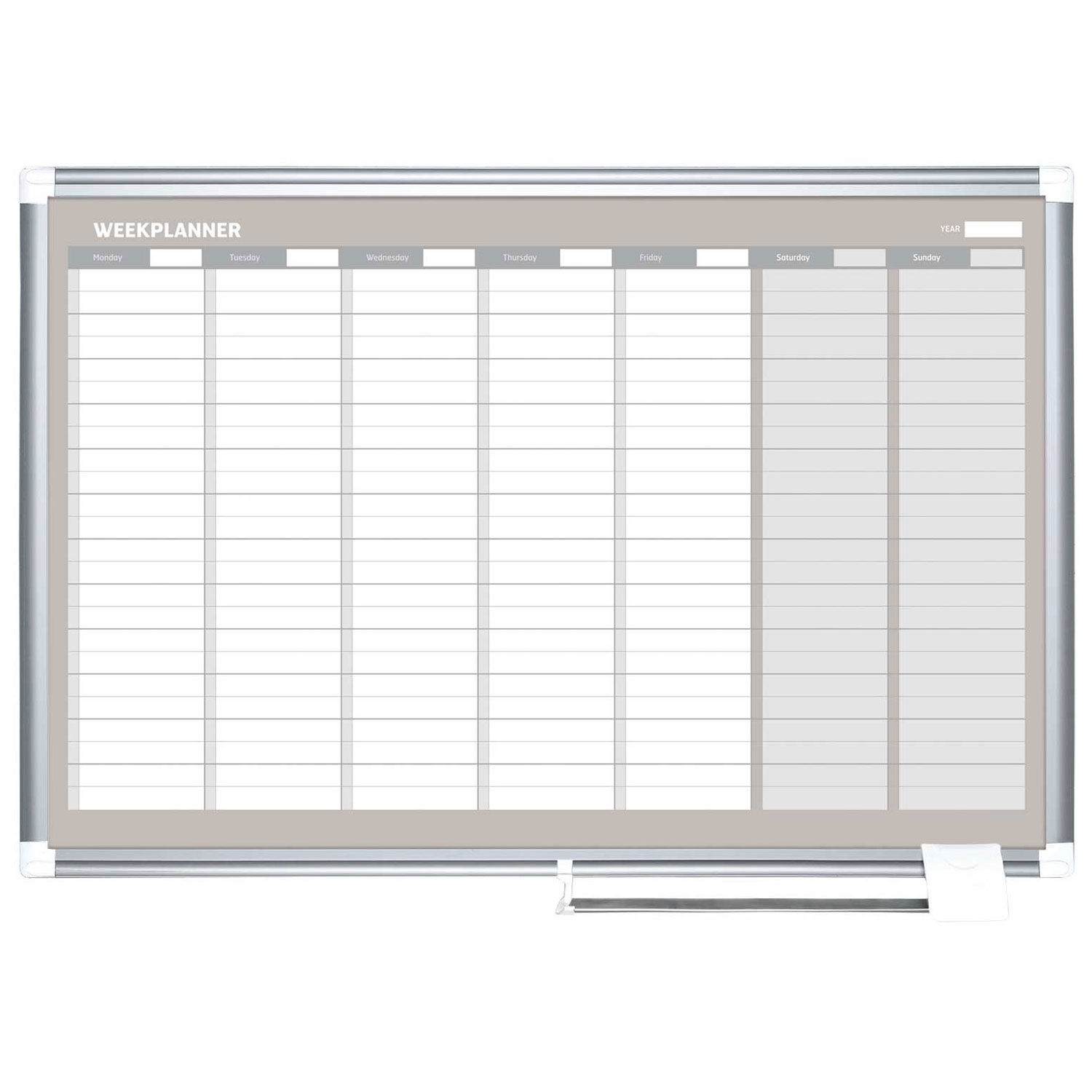 MasterVision Magnetic Weekly Planner 36 W X 24 H EBay