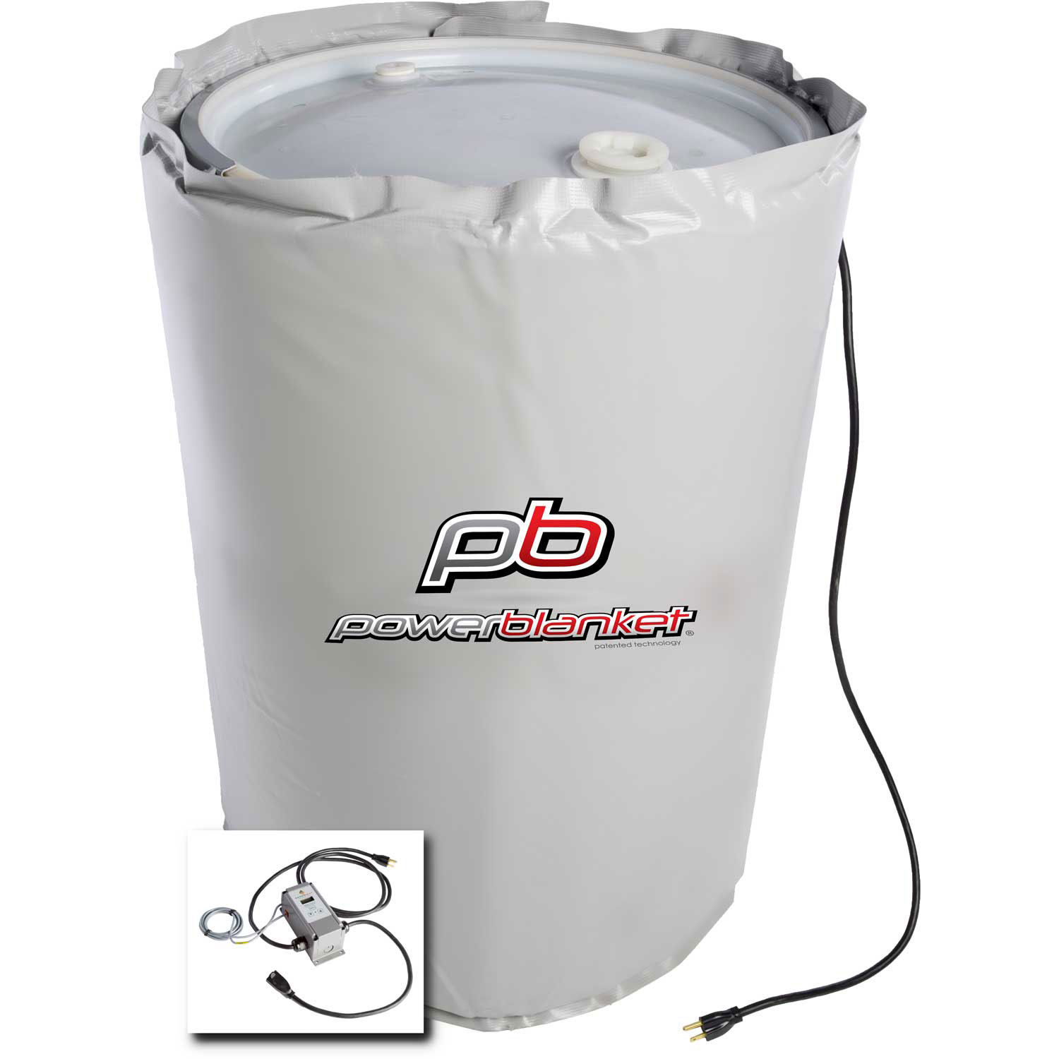 Powerblanket® 55 Gallon Drum Heating Blanket 145°F Adjustable eBay