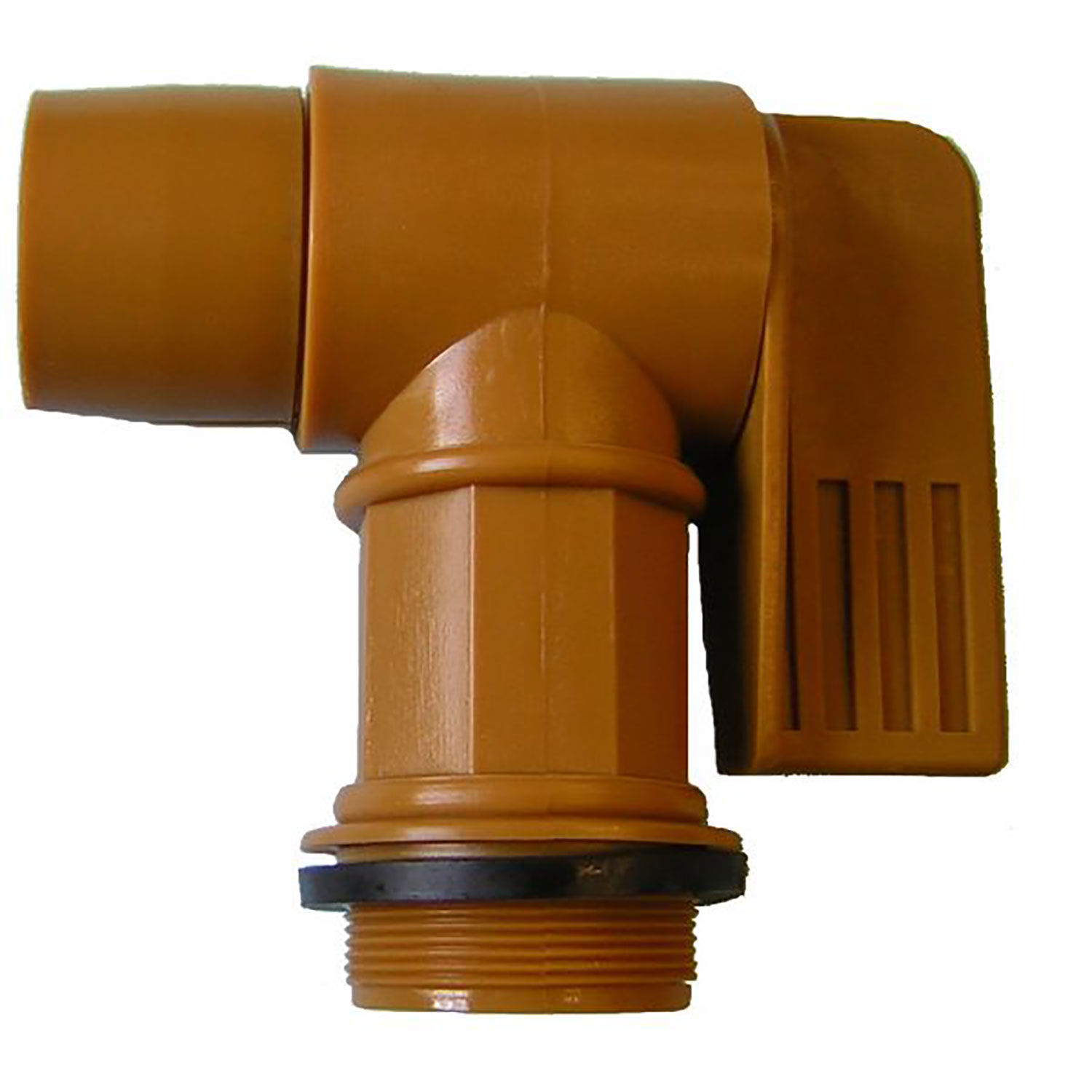 ScopeNEXT HFDT Polyethylene 2" High Flow Drum Faucet (Adapter Not