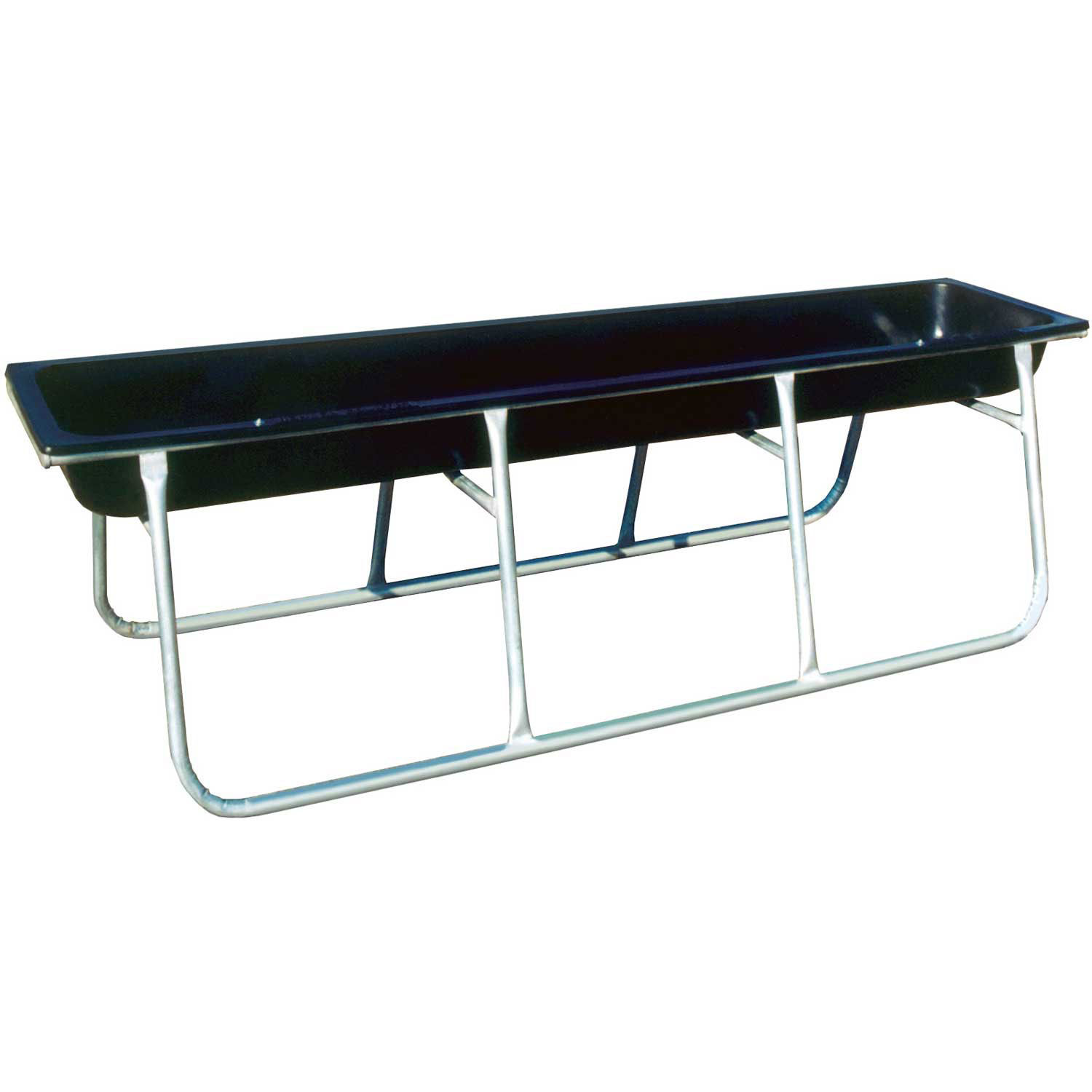 Galvanized Heavy Duty Horse Feed Bunk With Square Ends, 60"L x 40"W x