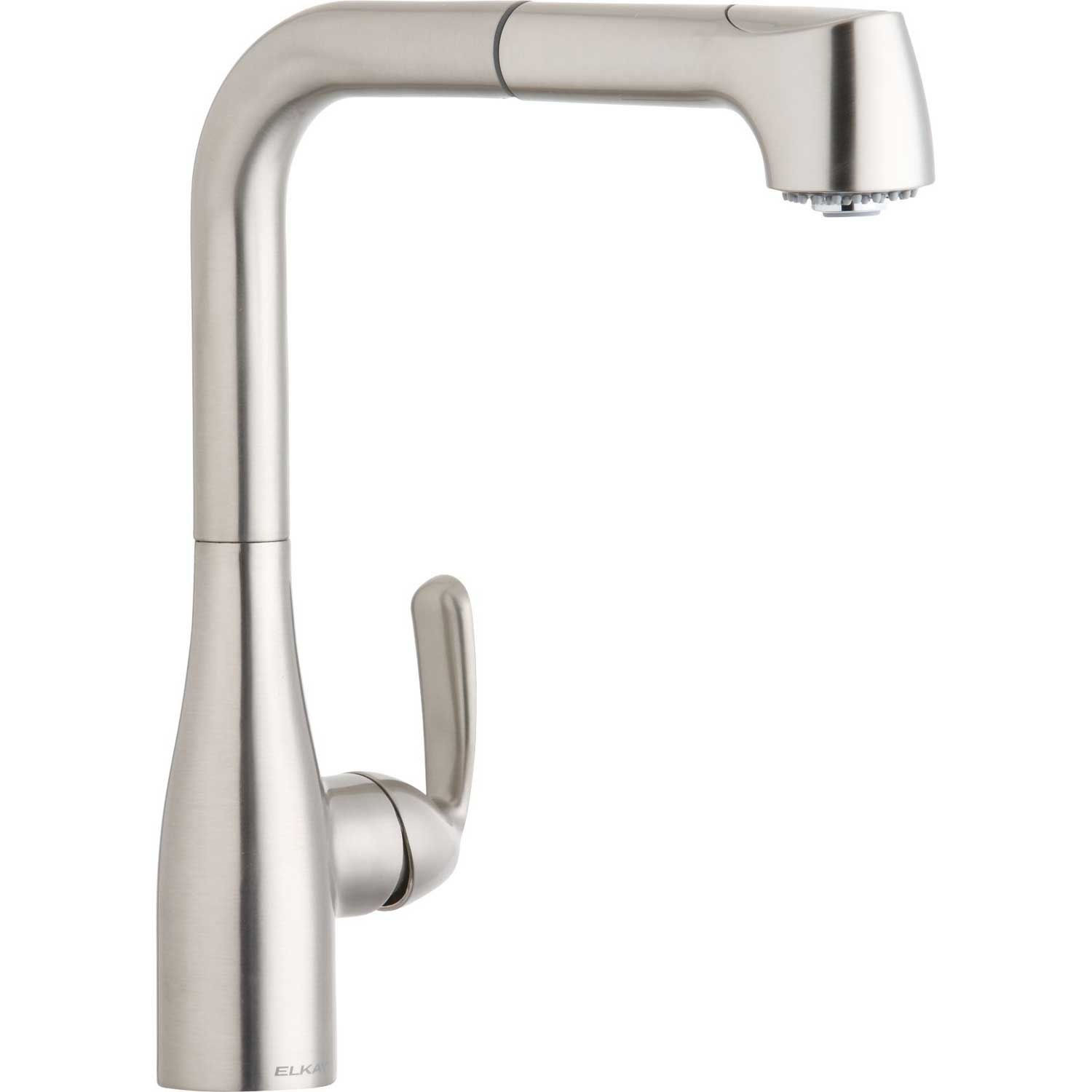 Elkay Gourmet PullOut Kitchen Faucet, Brushed Nickel, Single Lever