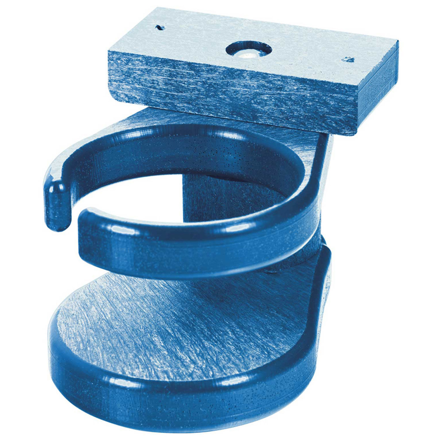 Recycled Plastic Adirondack Chair Cup Holder, Blue, 6