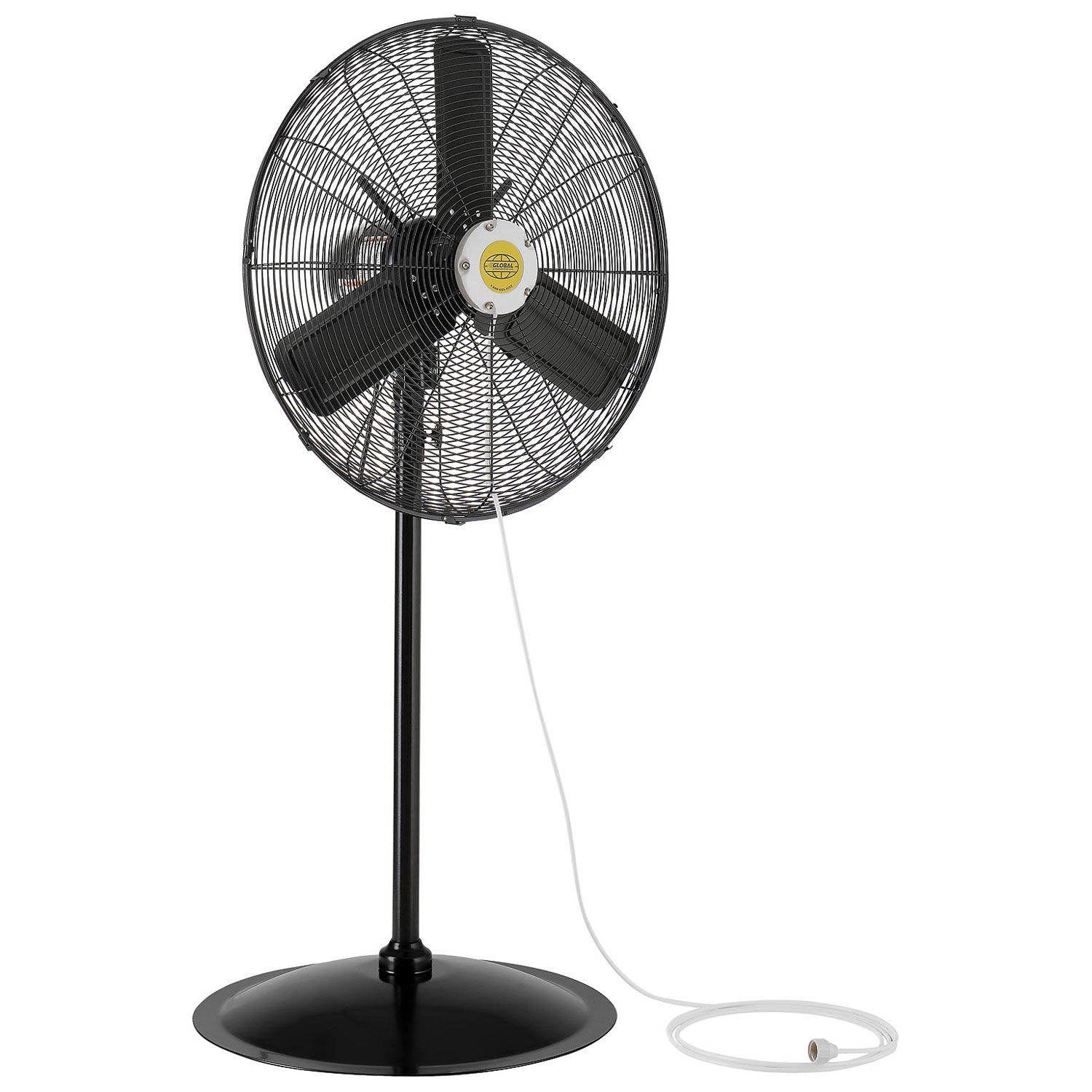 24" Outdoor Misting Oscillating Pedestal Fan, 3/10 HP, 7700 CFM eBay