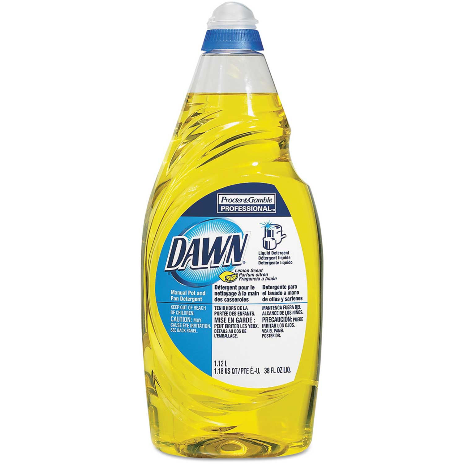 Manual Pot & Pan Dish Detergent Lemon, 38oz Bottle 1/Case | eBay