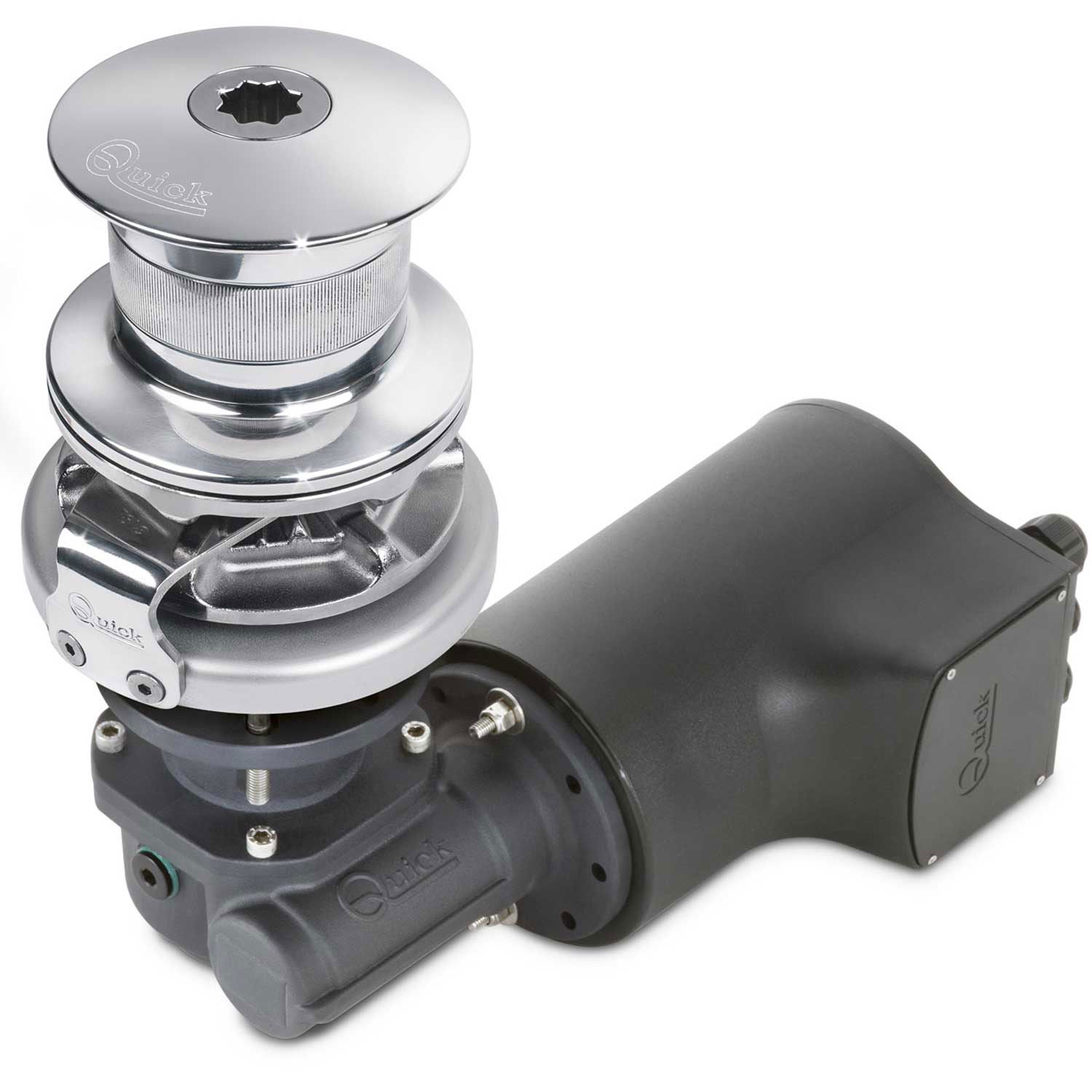 Quick R3 1024D, Rider Series Vertical Windlass w/Drum, 1000W 24V 10mm