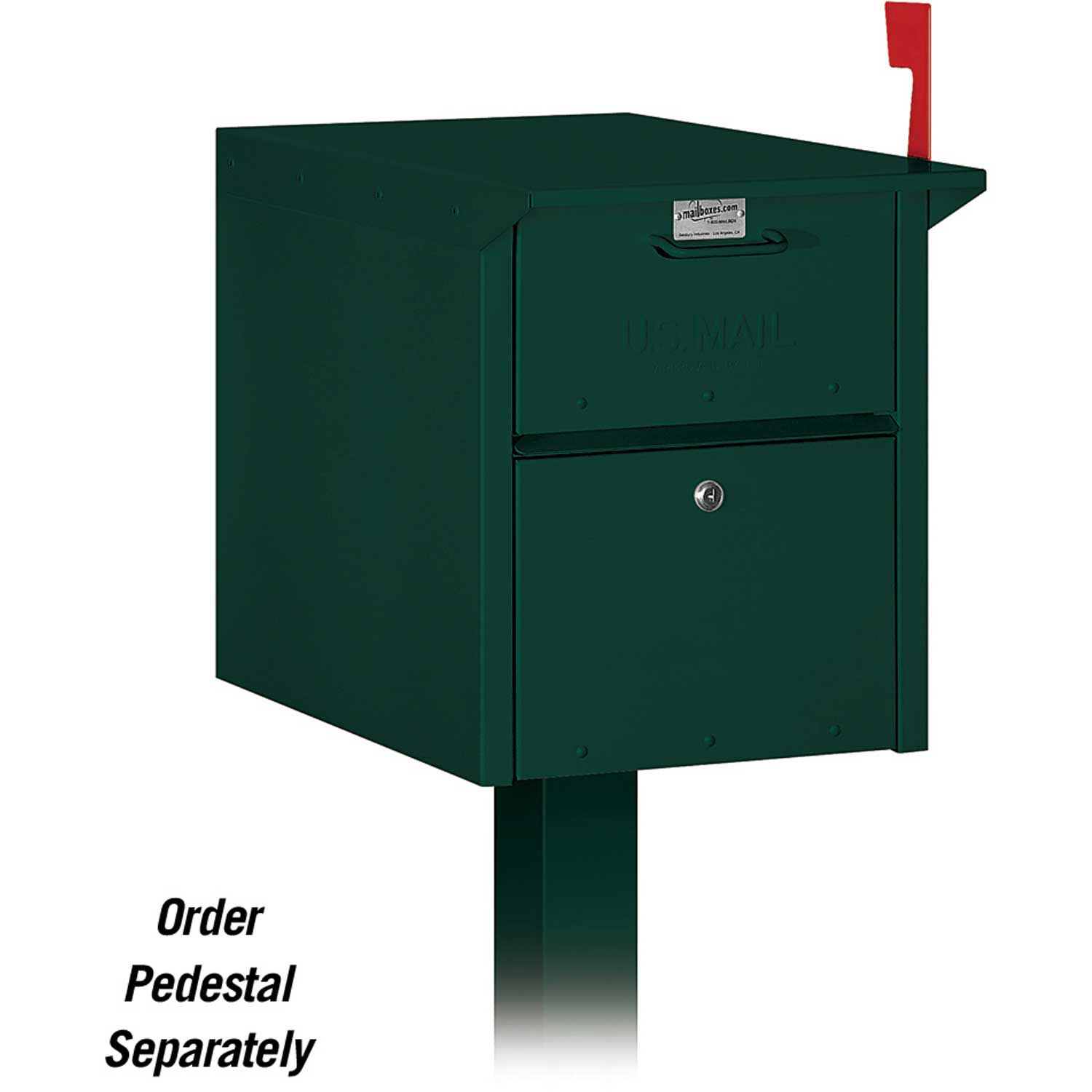Salsbury Industries Locking Security Mailbox, Green, USPS Approved eBay