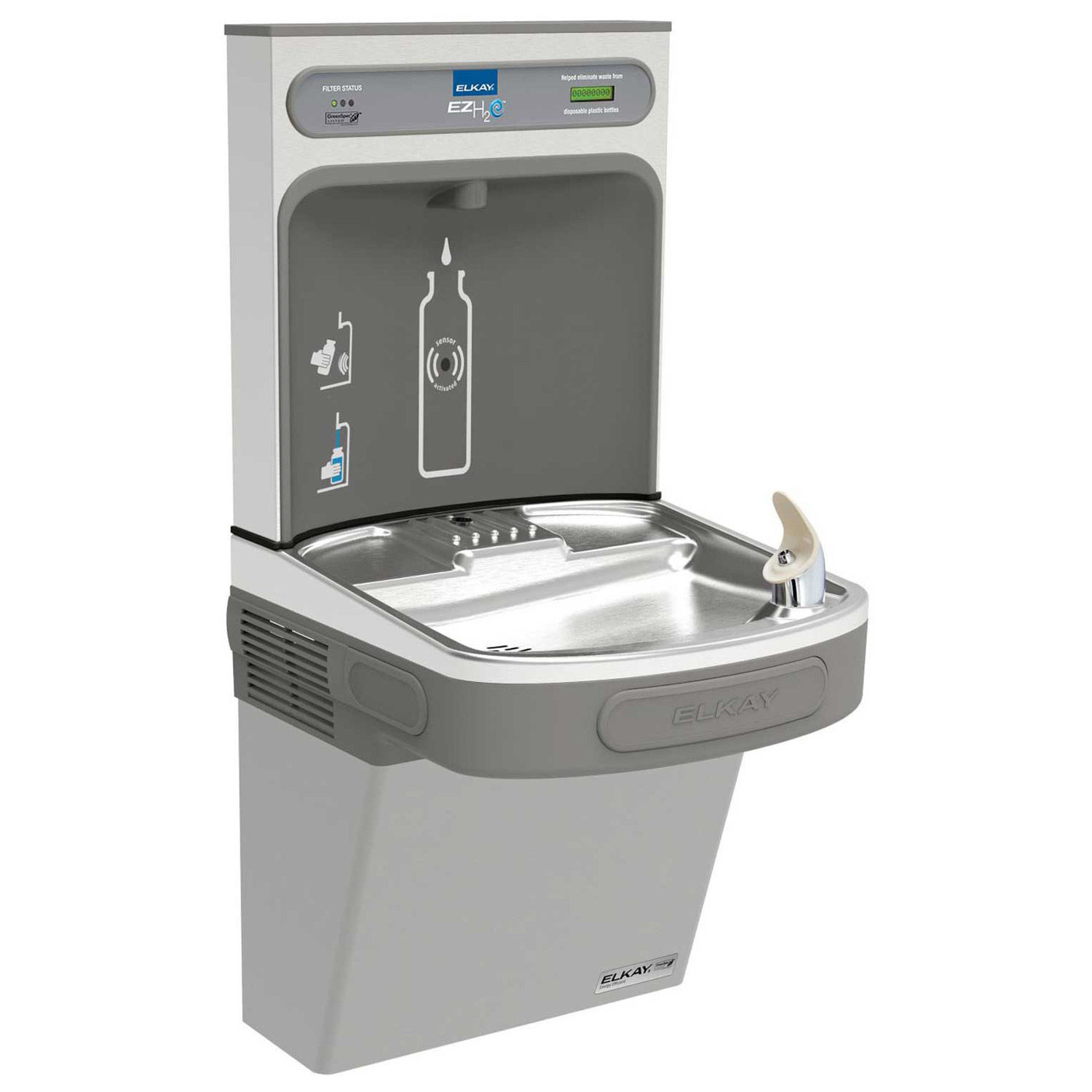 Elkay EZH2O Water Bottle Refilling Station, Single ADA Cooler, Refrigerated, eBay