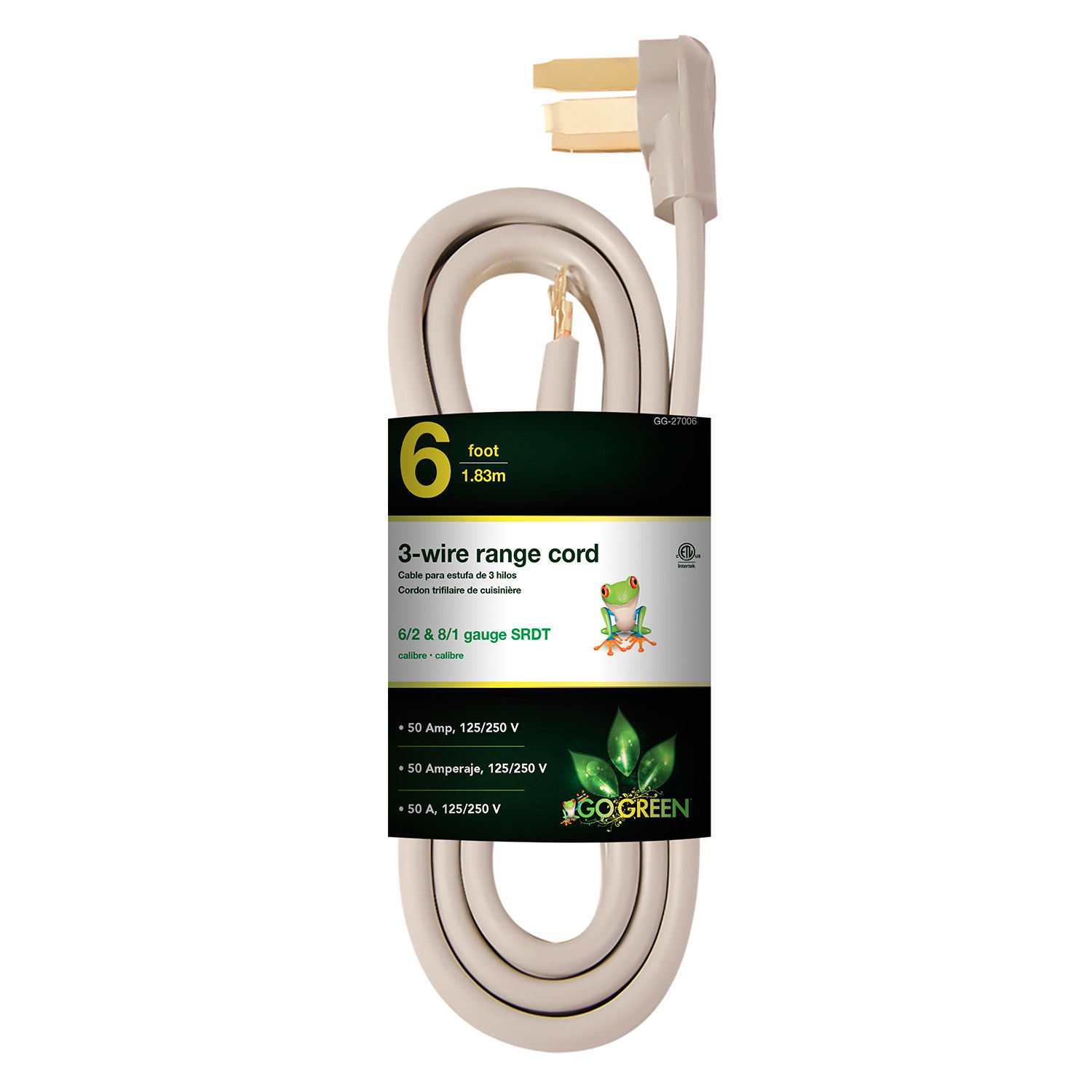 6' 3 Wire Range Cord 50 Amp eBay