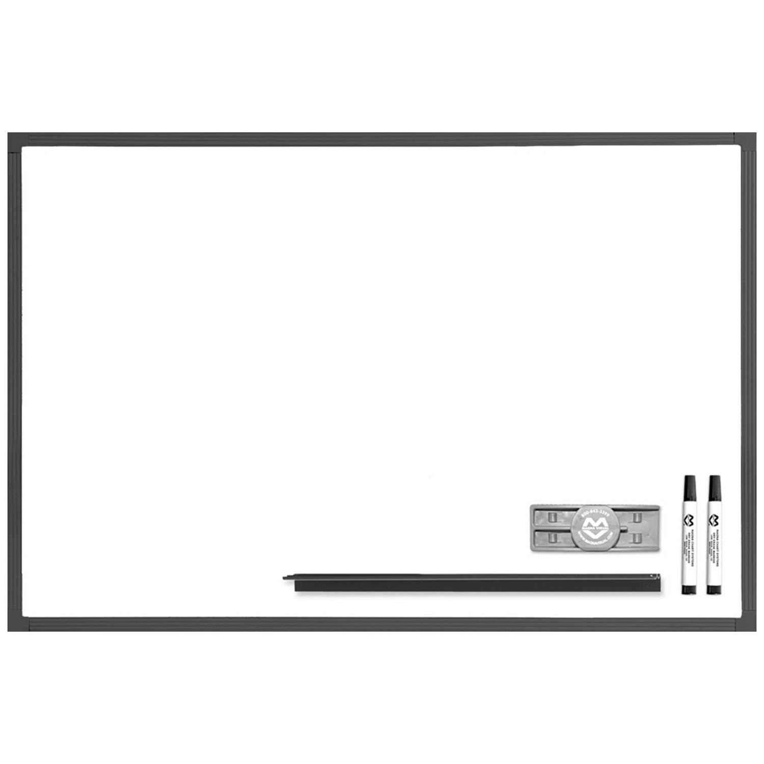 Magna Visual Elite Office Dry Erase Board Kit, 24" x 36", White, 36 x