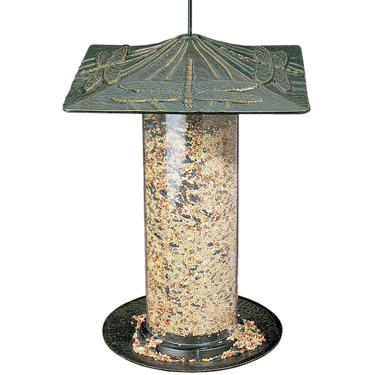 Dragonfly Tube Bird Feeder, 12", French Bronze eBay