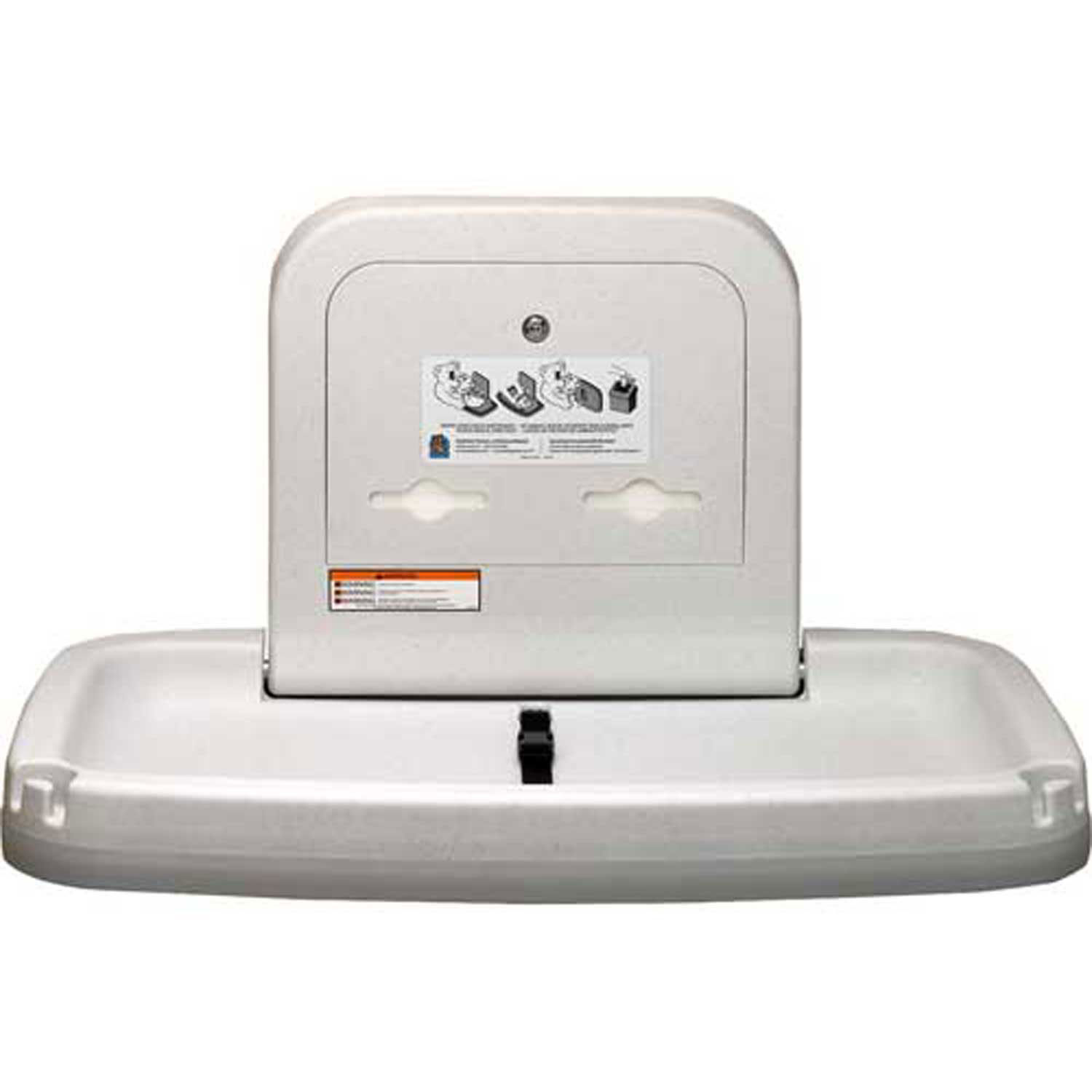 Koala Kare Horizontal Baby Changing Table, White Granite 893145002493