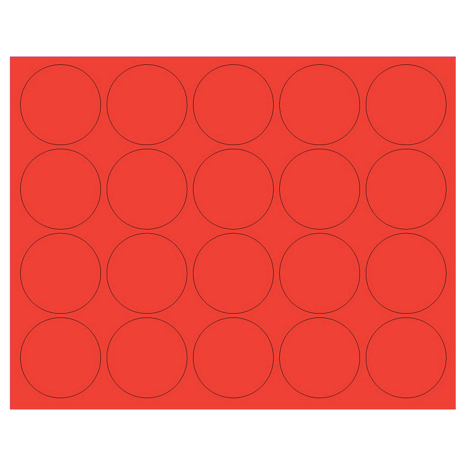 Whiteboard 3/4" Circles Red 20/Pack 560375068833 eBay