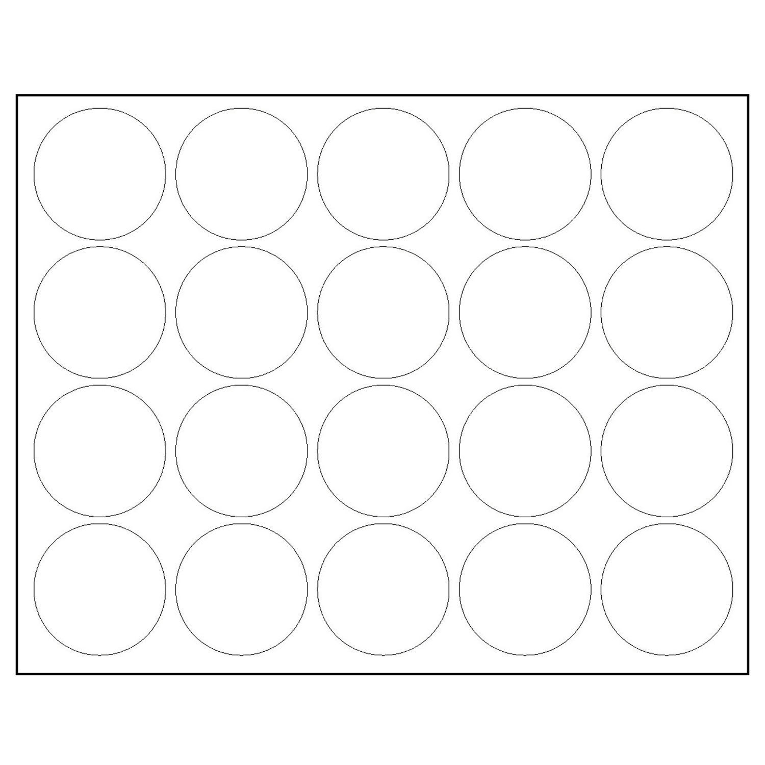 Whiteboard 3/4" Circles White 20/Pack eBay