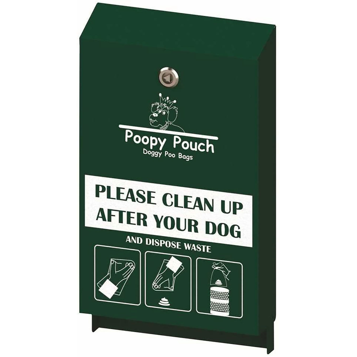 Poopy Pouch Pet Waste Header Bag Dispenser, Hunter Green, PPHDSP