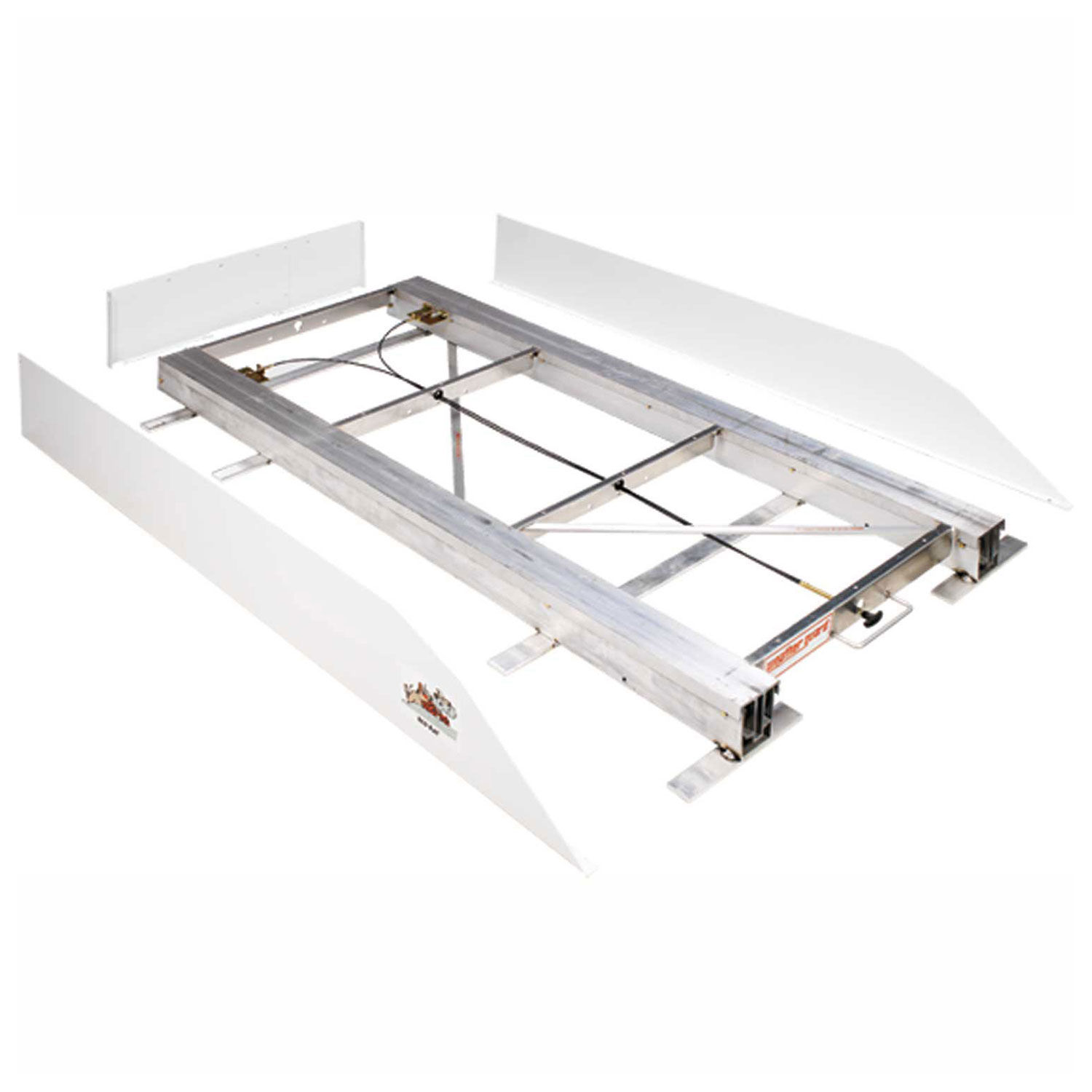 Weather Guard 3200, BED RAT® Sliding Platform White, 68"L x 443/4"W x