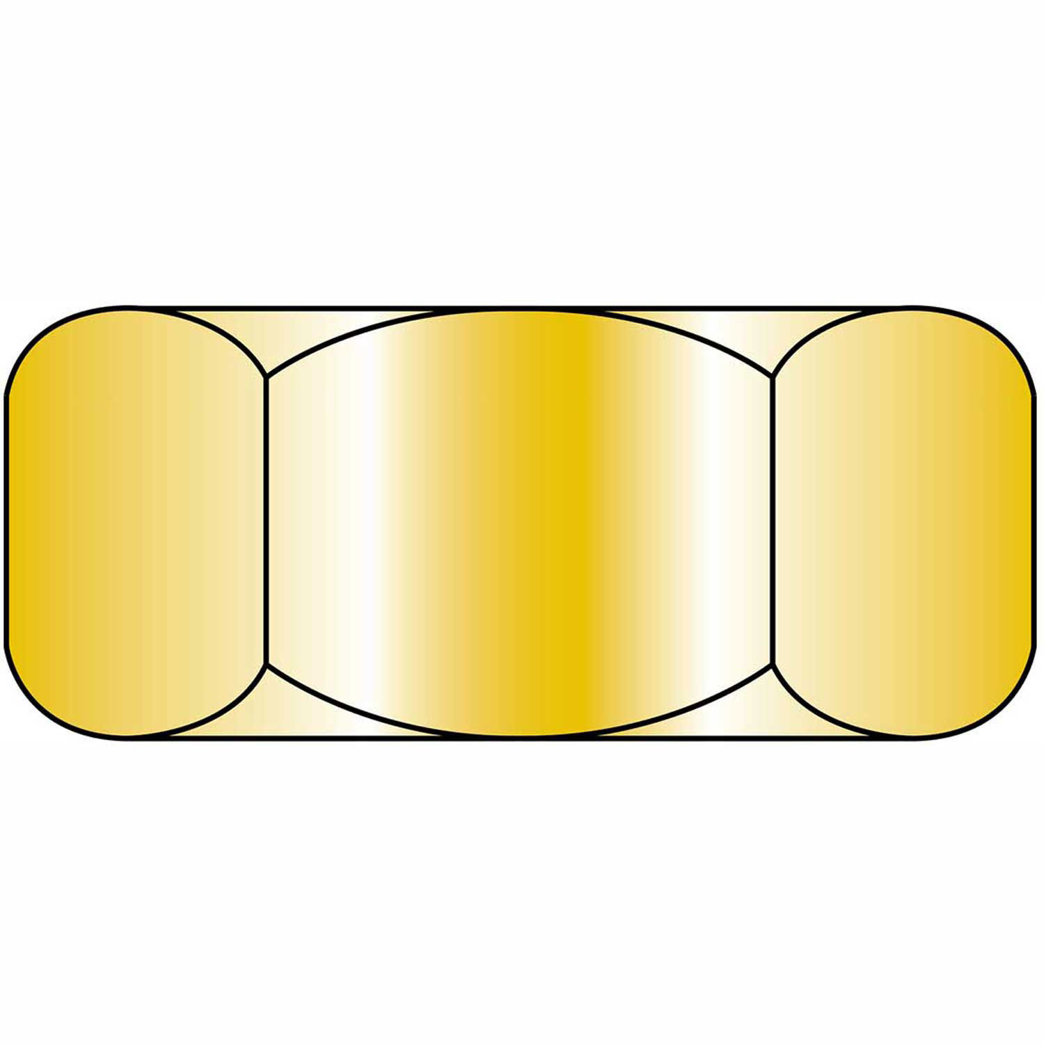 Class 8 M4 x 0.7 DIN 934 Steel Hex Nut 1000 Pack ISO 4032 Zinc