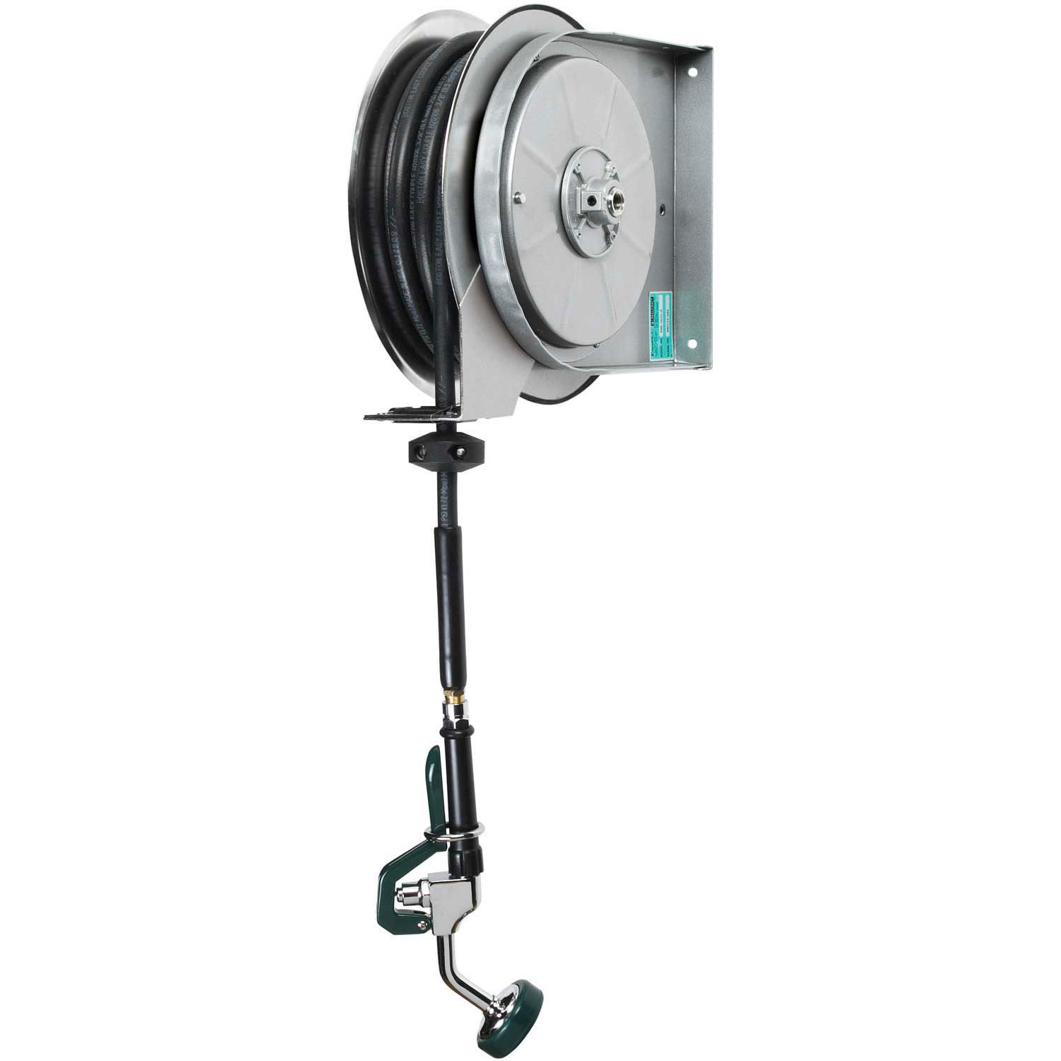 Krowne Hose Reel Assembly, Open Gray Powder Coated, 24603 822196246037