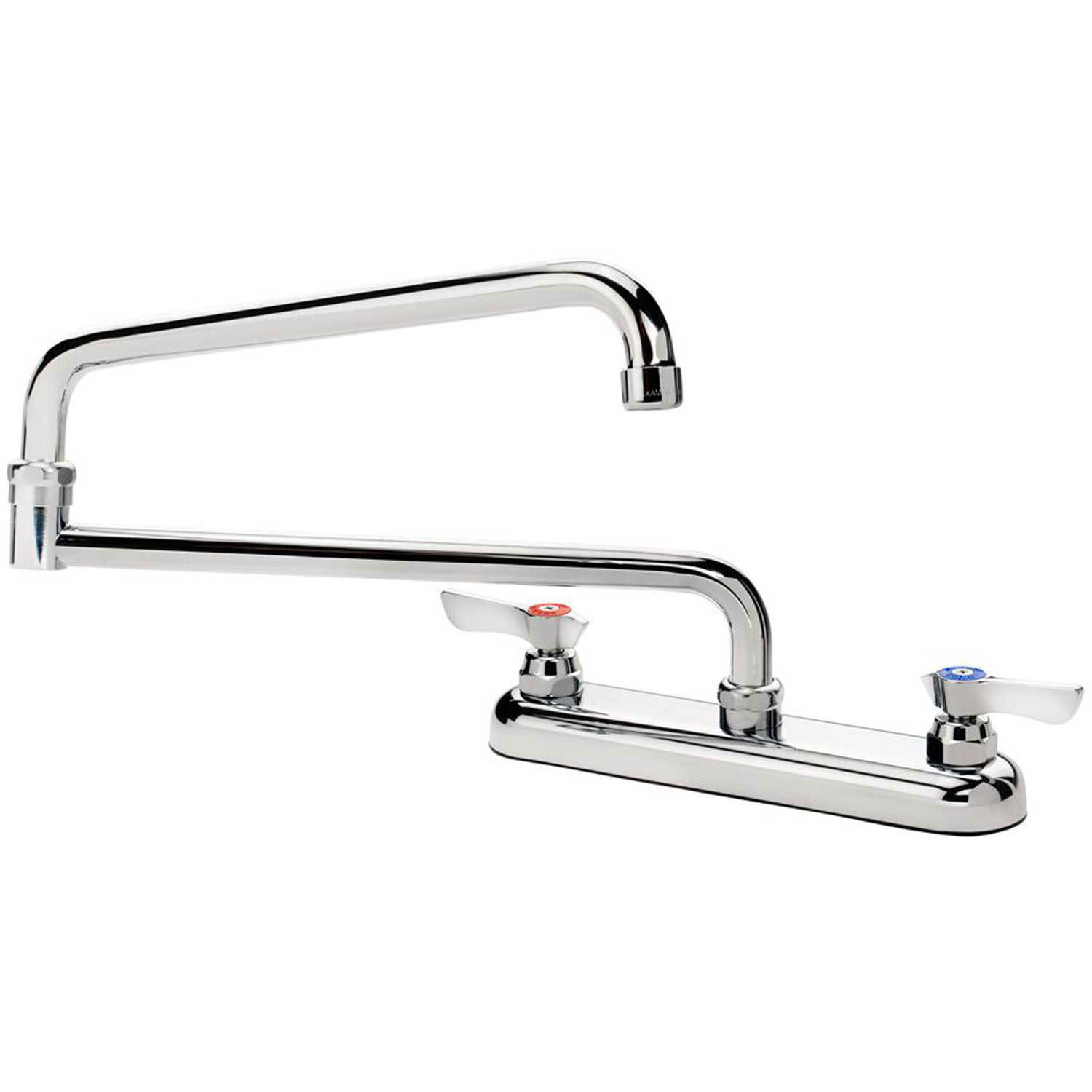 Krowne Commercial Series 8" Center Deck Mount Faucet, 24" Jointed Spout