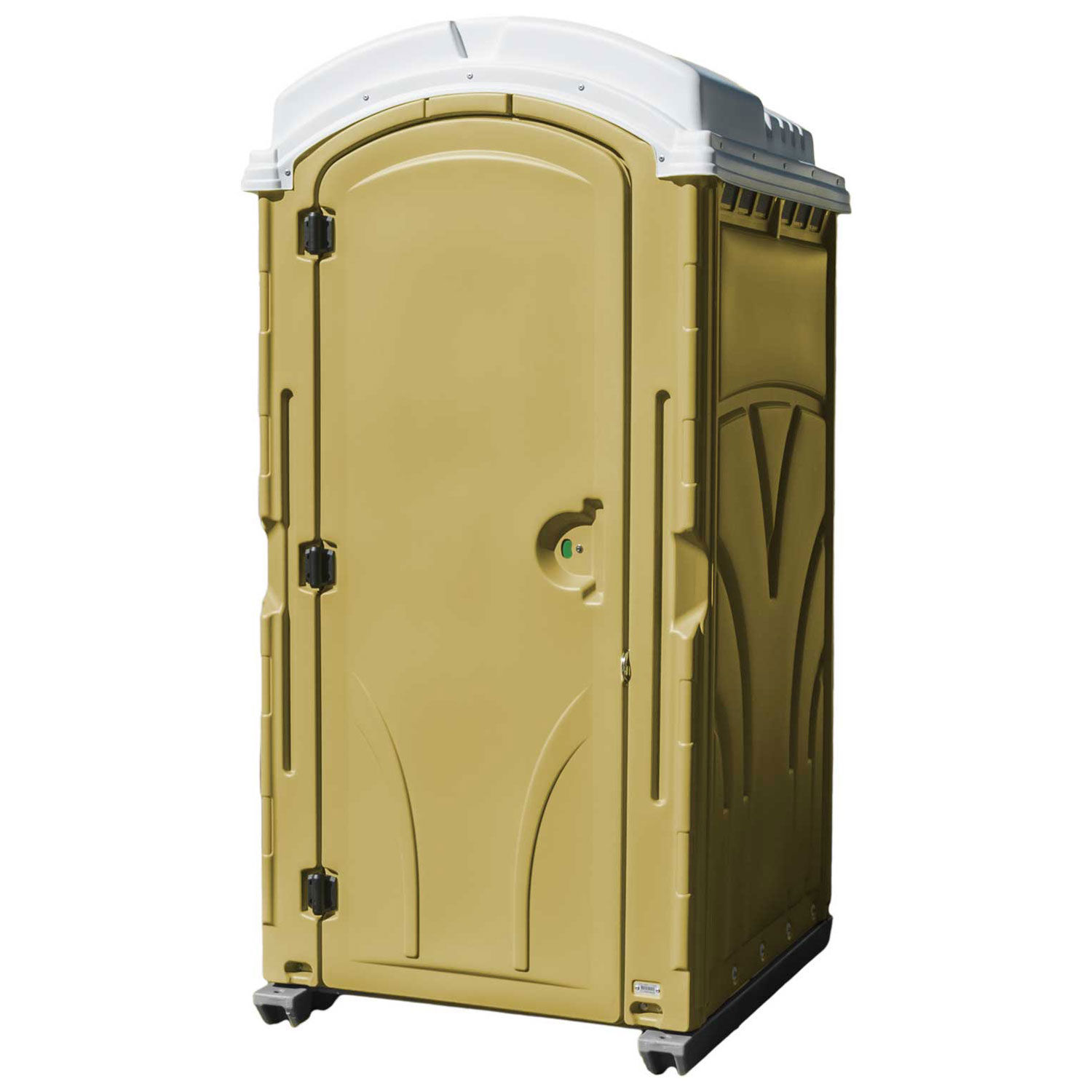 PolyPortables PPVT-13, Vantage Portable Restroom, Tan, 47"L x 43"W x 92 ...