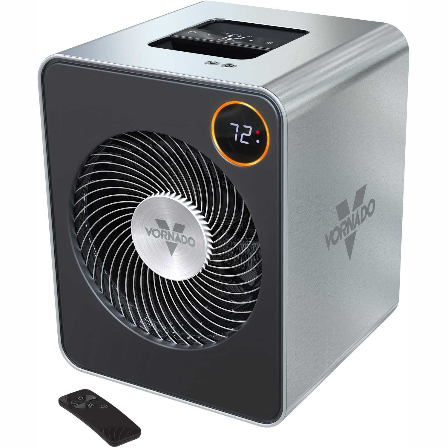 Vornado Whole Room Heater VMH600, 750/1500W, With Remote, Stainless