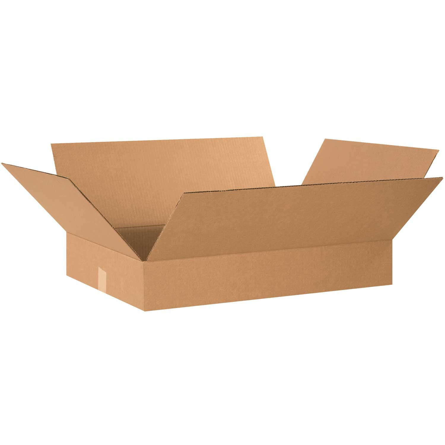 24" x 17" x 3" Flat Corrugated Boxes, 65 lbs Capacity, 200/ECT32