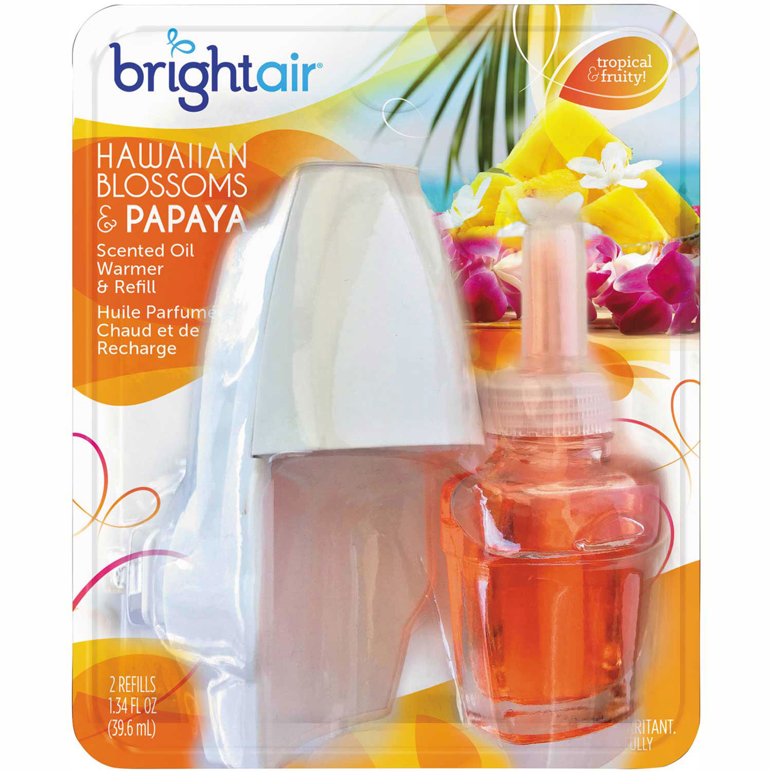 Bright Air Electric Scented Oil Air Freshener Warmer/Refill, Hawaiian