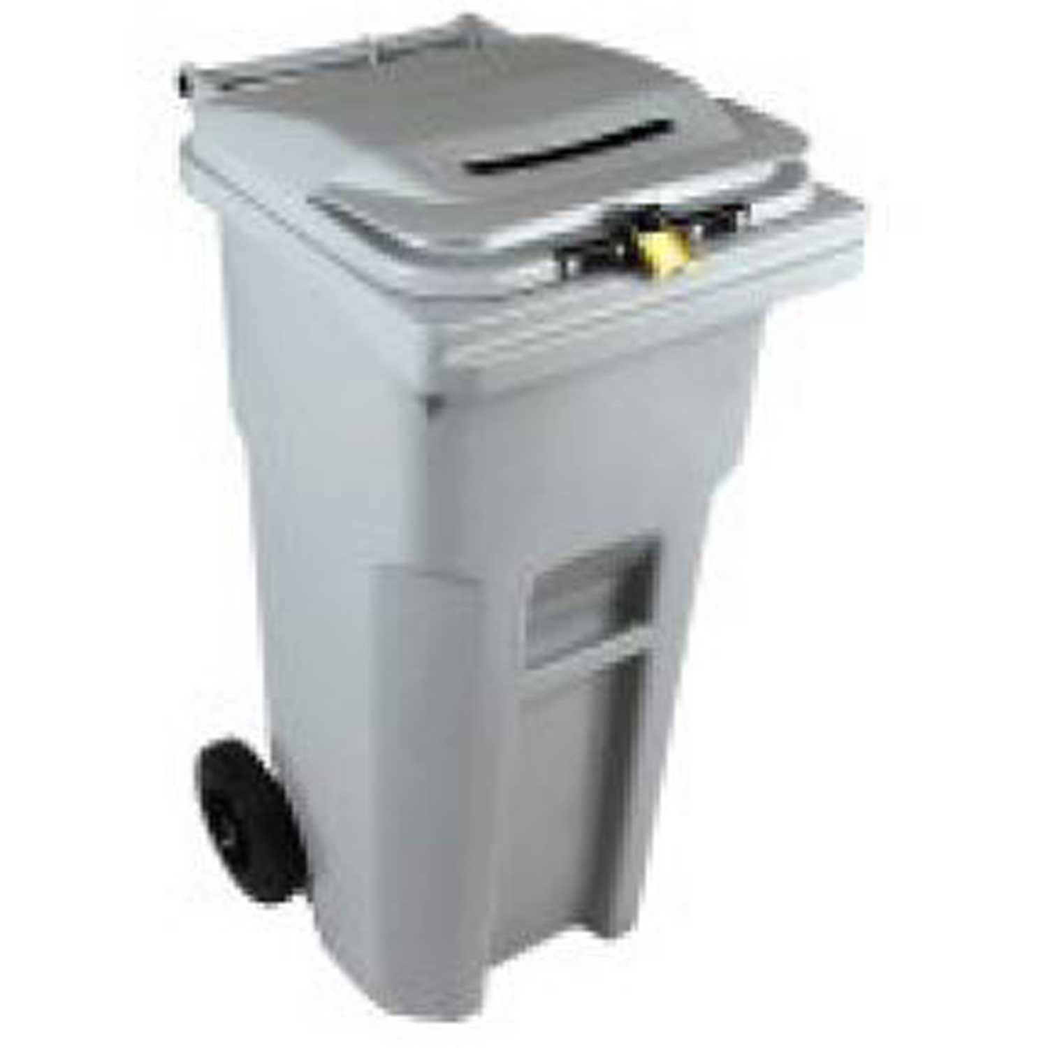 HSM 32Gallon Mobile Shredder Bin, Gray, HSM1070070170 eBay
