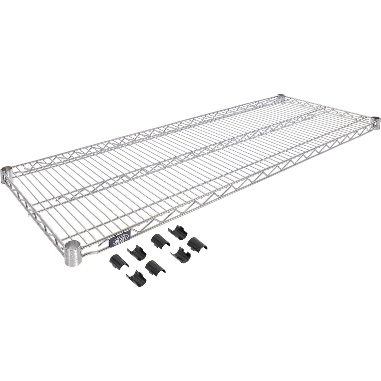 Nexel Stainless Steel Wire Shelf, 54"W x 14"D, 1/Pack eBay