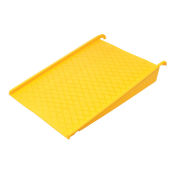 Spill Containment Poly Pallet Ramp, 45-1/2"L x 32"W, Yellow