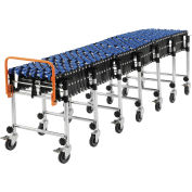 6'2" to 24'8" Portable Flexible & Expandable Conveyor - Nylon Skate Wheels - 175 Lbs. Per Foot