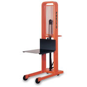 PRESTO Foot-Operated Stackers - 24"Wx24"D Platform - 5-1/4" Lowered Height, 52" Lift Height