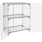 Wire Mesh Security Cage,  36"W x 24"D x 48"H