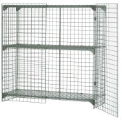 Global Industrial Wire Mesh Security Cage,  48 x 24 x 60