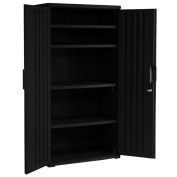 Iceberg 92571 Iceberg Plastic Storage Cabinet, Black, 36x22x72