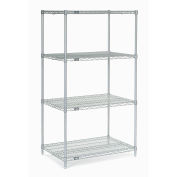 Nexel 36366C Nexel Chrome Wire Shelving, 36"W X 36"D x 63"H