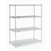 Nexel 36486C Nexel Chrome Wire Shelving, 48"W X 36"D x 63"H