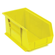 AkroBin® Plastic Stacking Bin, 8-1/4"W x 14-3/4"D x 7"H, Yellow - Pkg Qty 12
