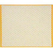 Global Industrial Machinery Wire Fence Partition Panel, 6'W, Yellow