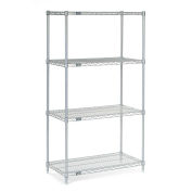 Nexel 14305C Nexel Chrome Wire Shelving, 30"W X 14"D x 54"H