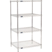 Nexel 24306C Nexel Chrome Wire Shelving, 30"W X 24"D x 63"H