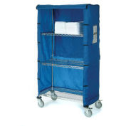 Nexel 99/400#2GBL Nexel 60"W x 24"D x 63"H Nylon Cover, Blue