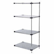 Nexel Galvanized Steel Solid Shelving Add-On, 36x18x63