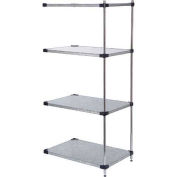 Nexel Galvanized Steel Solid Shelving Add-On, 72x18x63