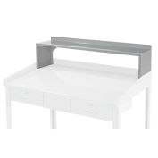 Riser Shelf for 48"W Shop Desk, 48"W x 9"D x 9"H, Gray