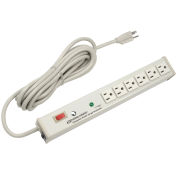 6 Outlet Power Strip and Surge Protector with 15-ft Cord