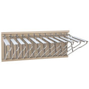 Brookside Design WRWH Pivot Wall Mount Blueprint Storage Rack with (12) Hangers