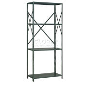 Global Industrial 4 Shelf, Open Steel Shelving Unit, 36"W x 18"D x 85"H, Gray