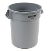 Rubbermaid Brute® Trash Container, 20 Gallon, Gray