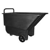 Bayhead 1/3 Cubic Yard Tilt Truck, Light Duty, 275 Lb. Capacity, Black
