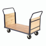 Euro Style Truck - Wood Ends & Deck, 60 x 30, 2000 Lb. Capacity